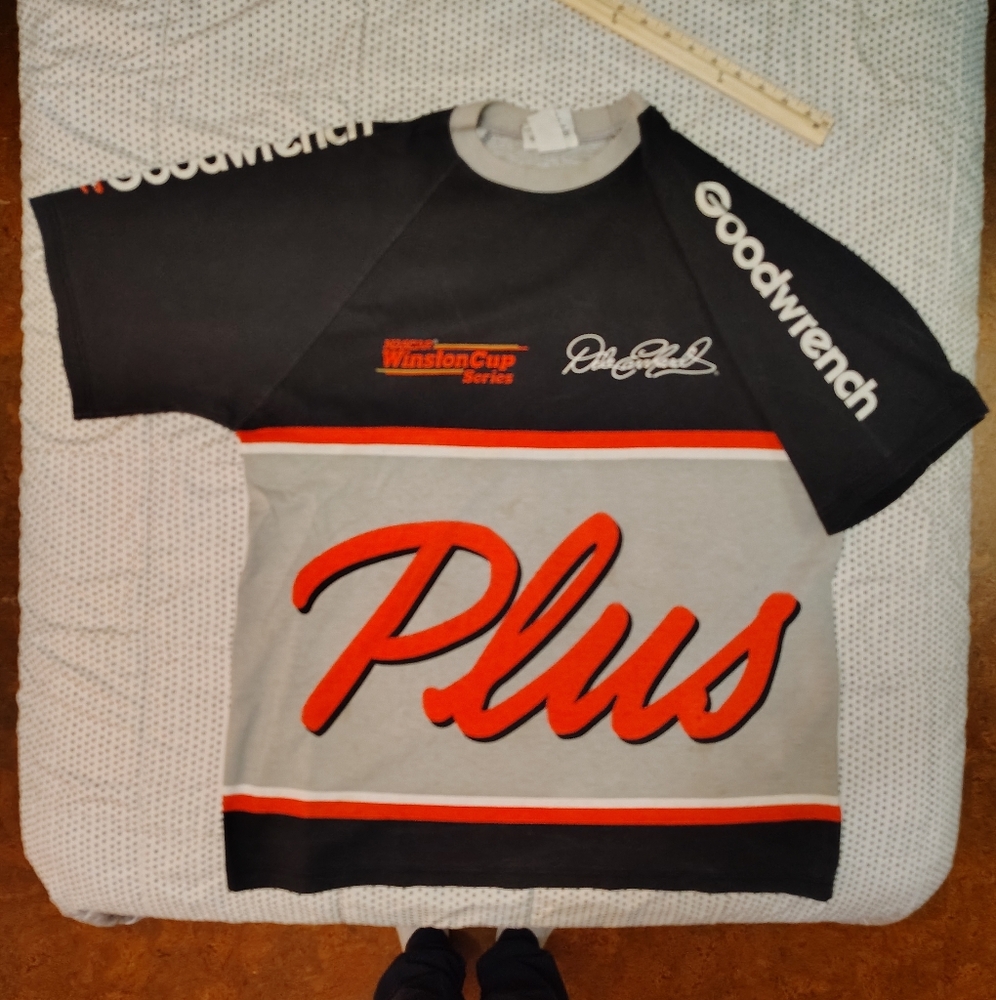 Dale Earnhardt Pit Crew Nascar All Over Print Vintage 90s L/XL